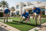 شركة تركيب عشب صناعي في أبوظبي