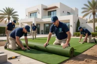 شركة تركيب عشب صناعي في أبوظبي