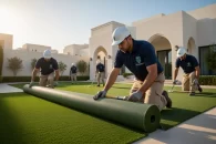 شركة تركيب عشب صناعي في أبوظبي